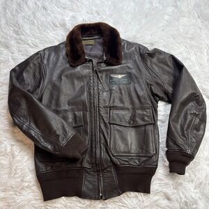 Rare! Korean War US Navy G-1 Flight Jacket LW Foster Co MIL-J-7823 AER 40‎ 1951